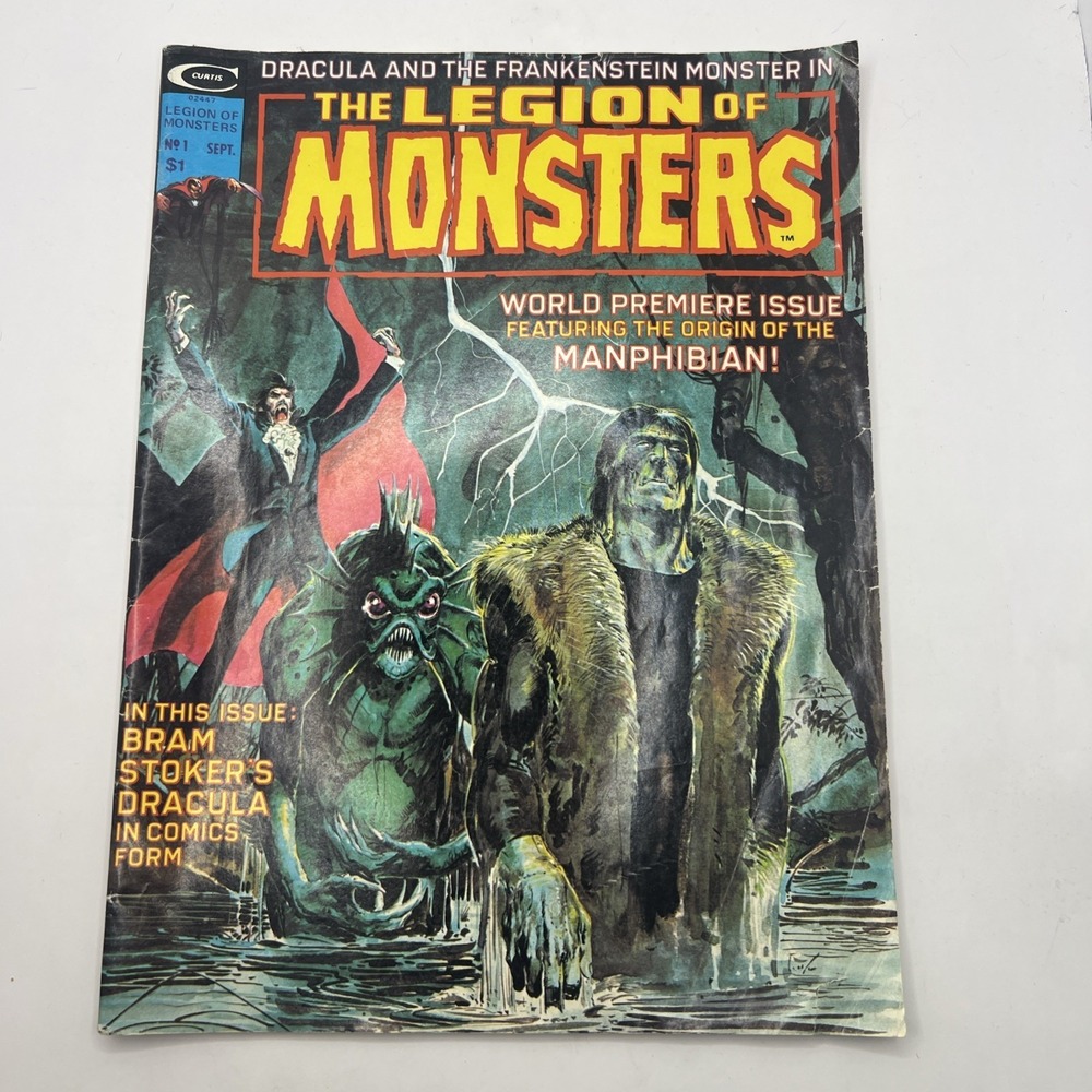 The Legion Of Monsters Vol. 1 #1 1975 Vintage Magazine / Comic